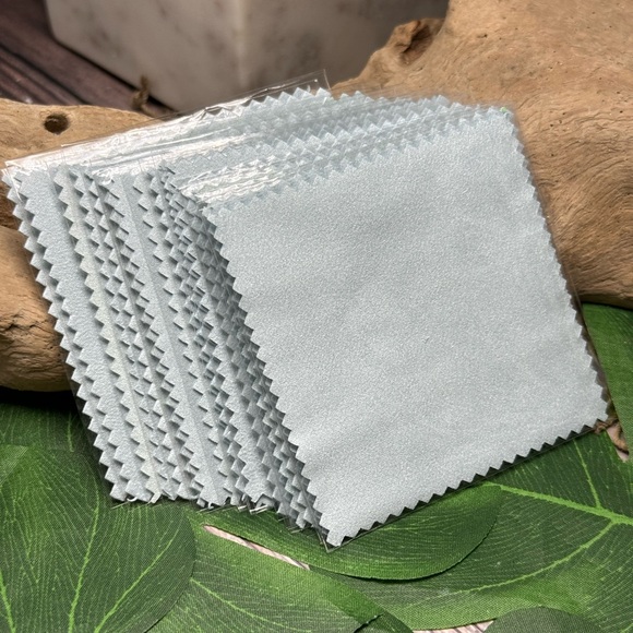 Individually Wrapped Blank Jewelry Cleaning Polishing Cloths Resellers Gifts Lot - Picture 5 of 16